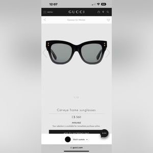 Gucci Sunglasses.